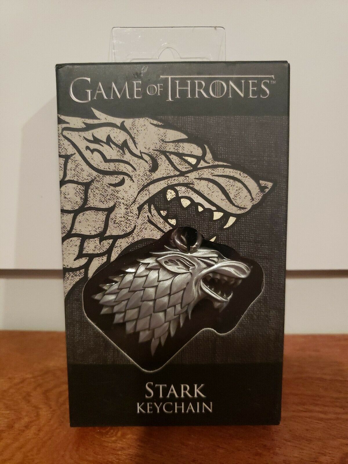 Game Of Thrones Stark Emblem Metal Keychain By The Nobel Collection Die Cast New