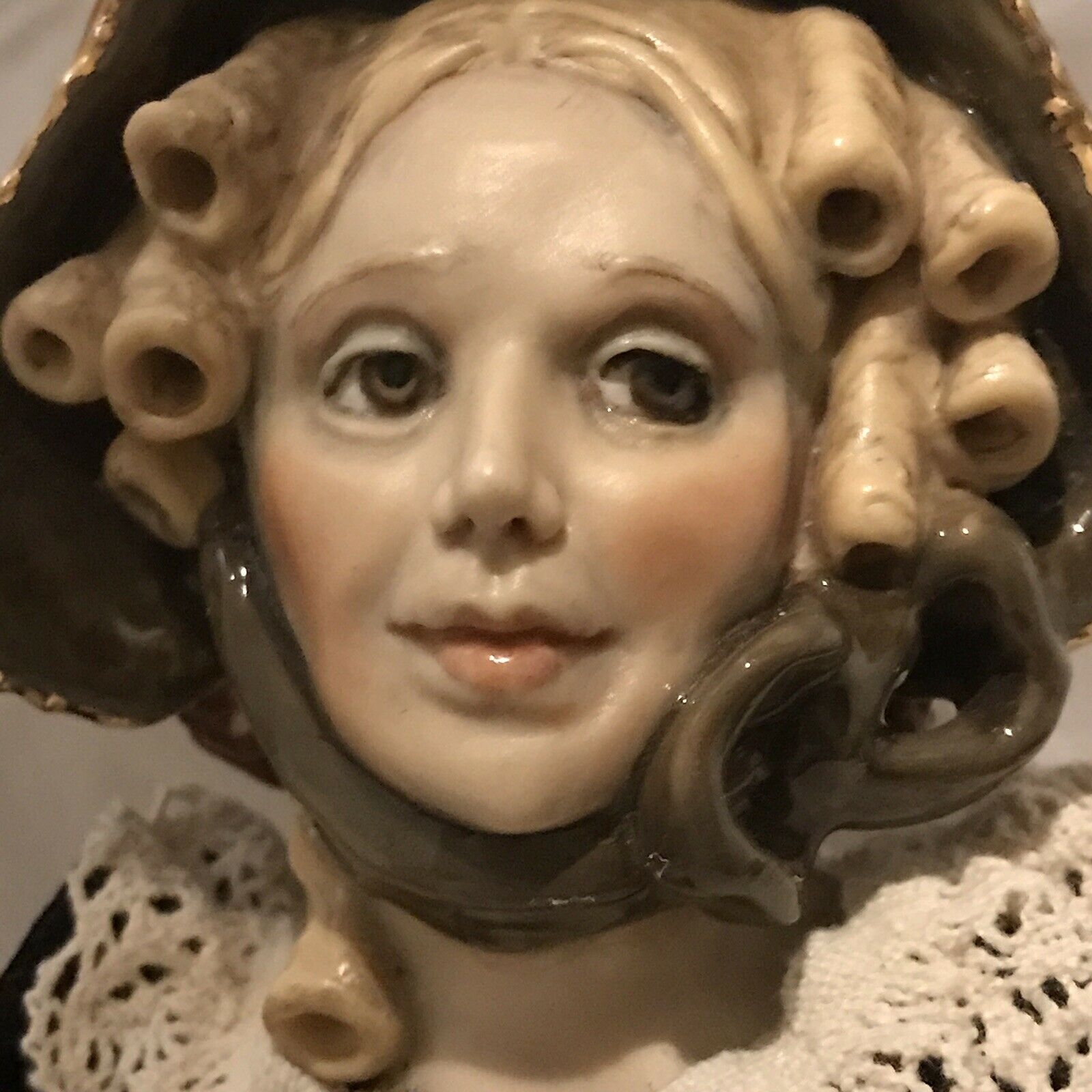 Artist Doll Kathy Redmond Molded Porcelain Lady Portrait Doll