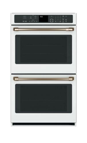 Ge Cafe Double Oven, Matte White