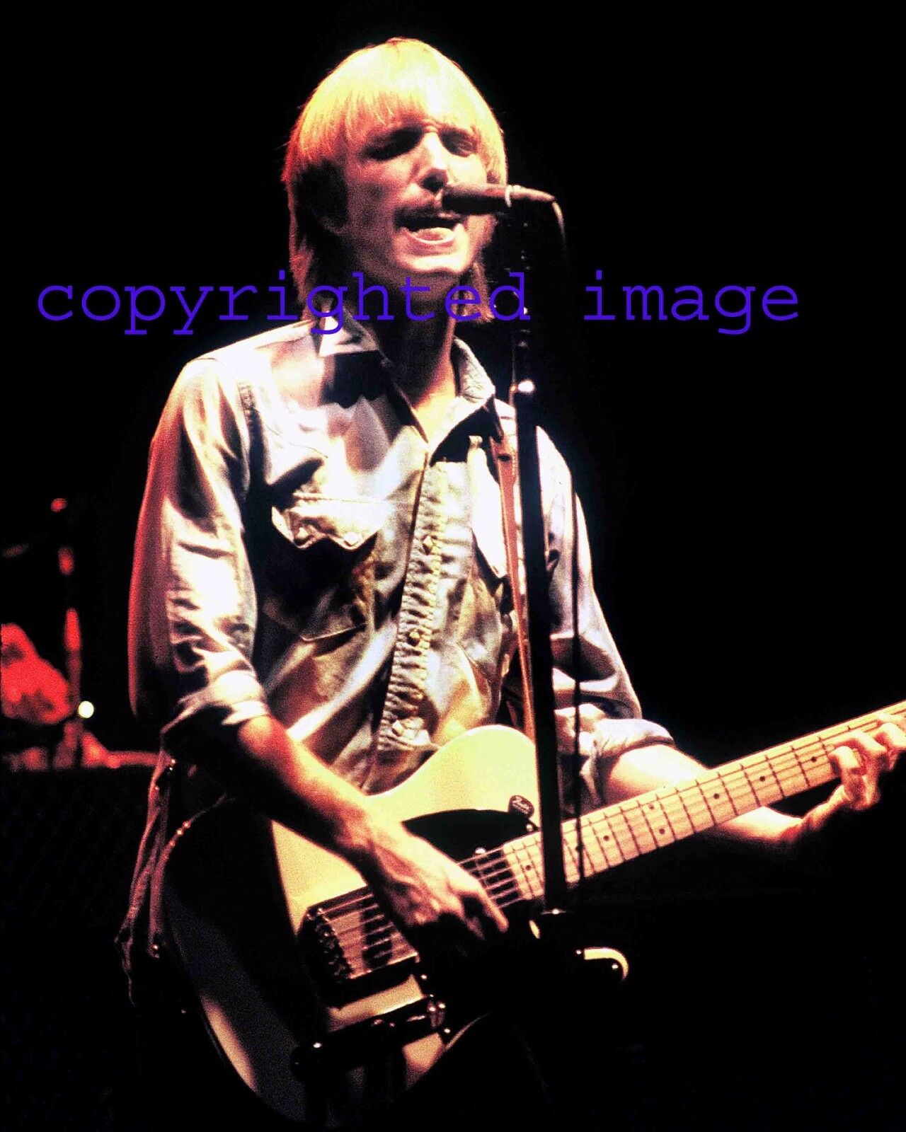 Tom Petty June 11, 1981 Rosemont Horizon The Heartbreakers Color 8x10 E