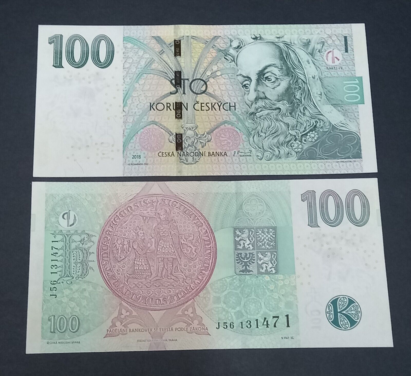 Czech Republic 100 Korun 2018 Banknote - Unc