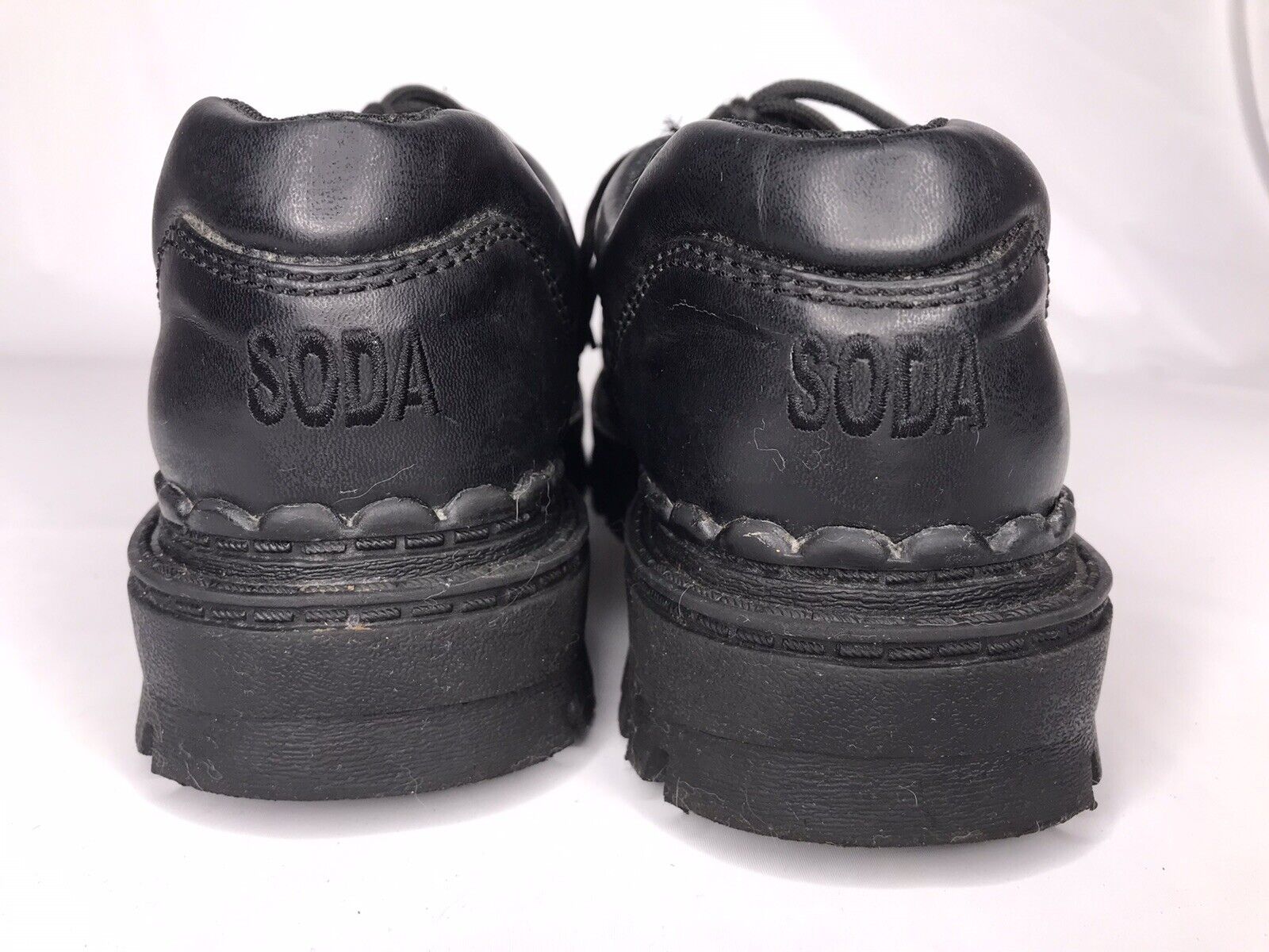 Vintage 90s Y2k Chunky Soda Sneakers Shoes Platform Faux Leather 8 8.5 9 Women’s
