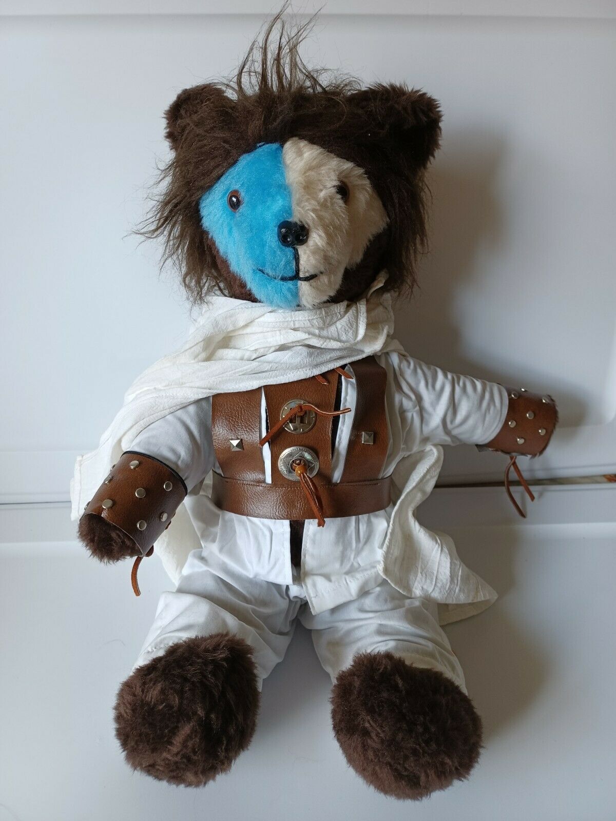 Highlander Methos Movie Ooak Plush Bear With Outfit By Bearly Spaced Enterprise