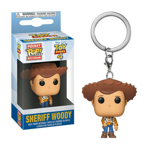 Toy Story 4 - Sheriff Woody Pocket Pop! Highly Collectible Vinyl Keychain