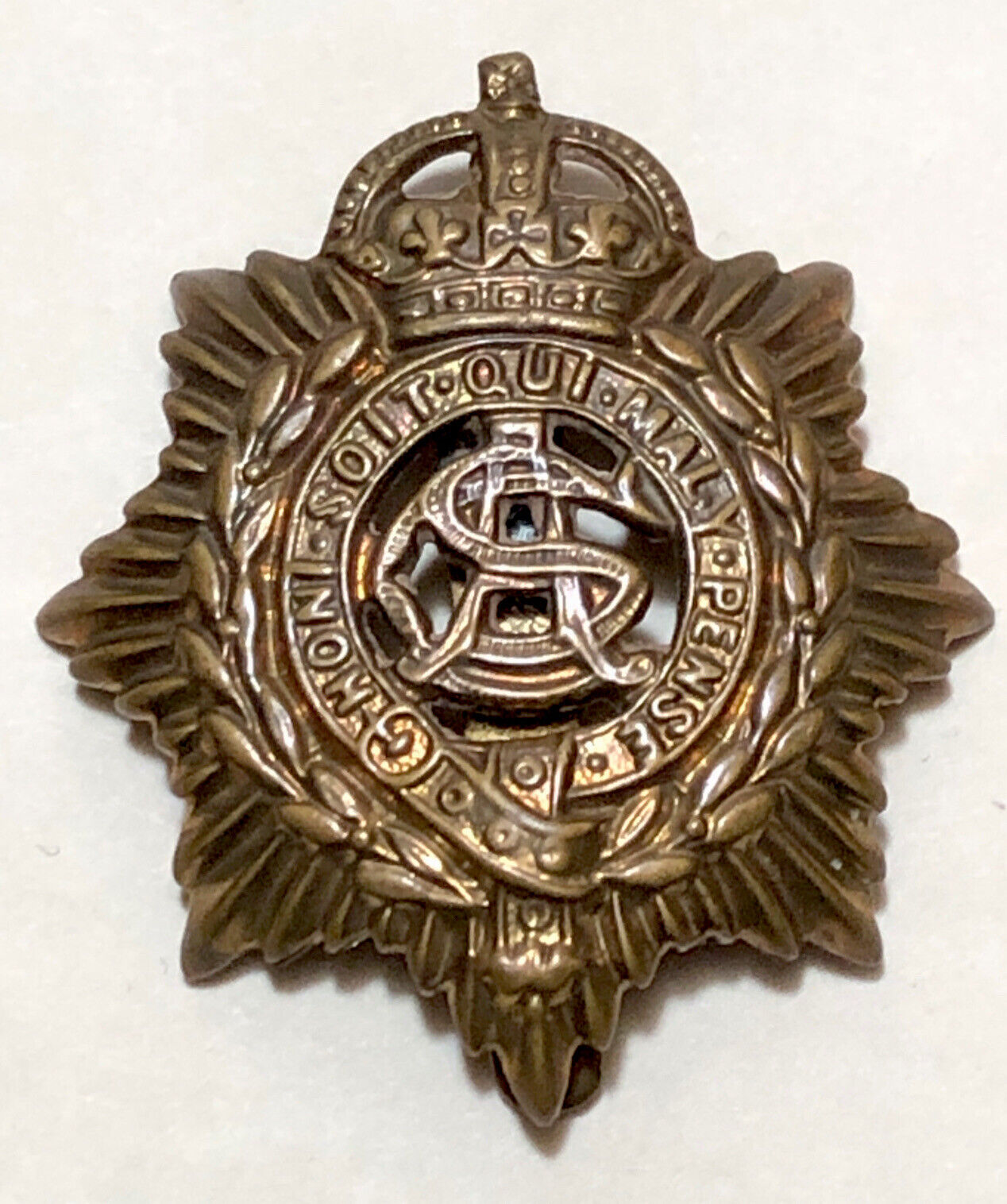 British Military Cap Badge, The Army Service Corps, Ww1, 1914-1918