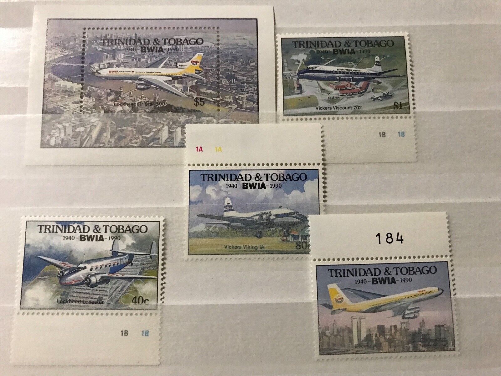 Trinidad & Tobago - Planes / Aviation - Timbres - Stamps - Mnh** Del.17