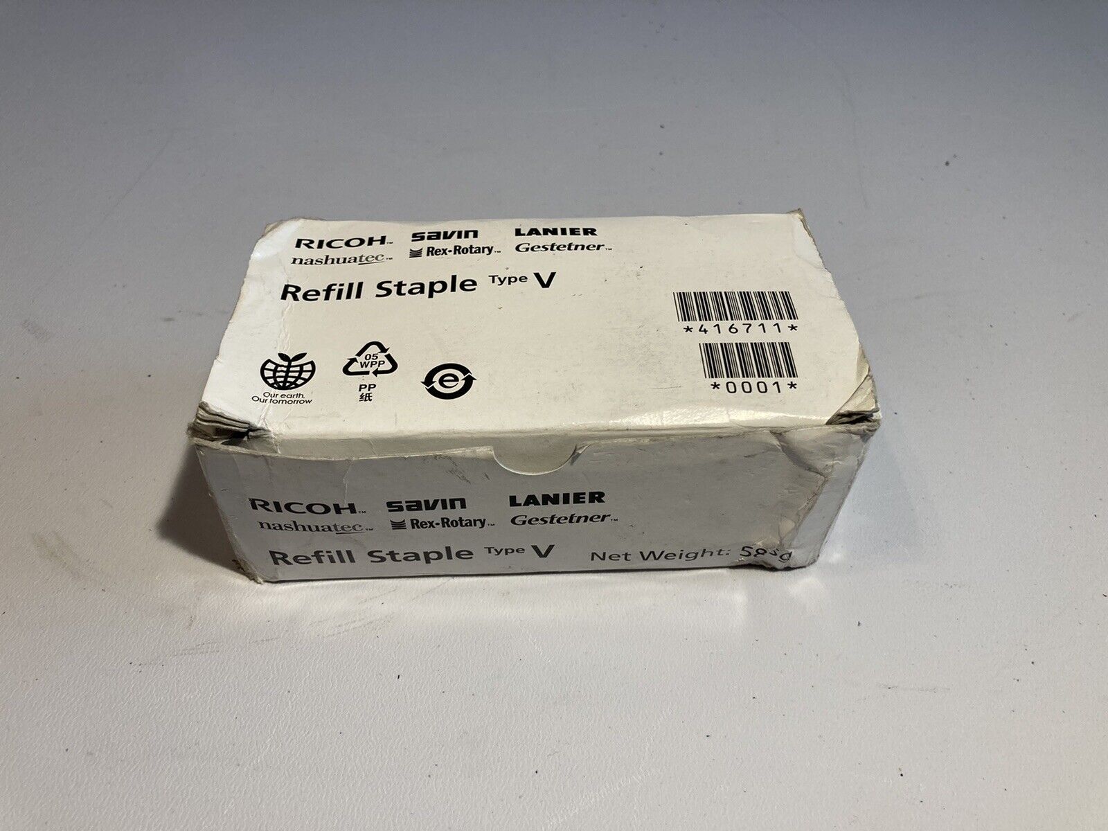 Ricoh Staple Refill Type V Edp Code 416711 No. 601r-exp
