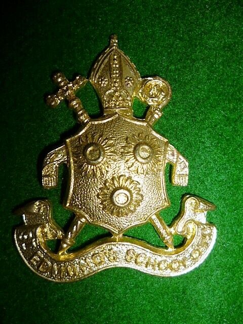 Scarce - St Edmunds School Otc Cap Badge - British, Kk 2669