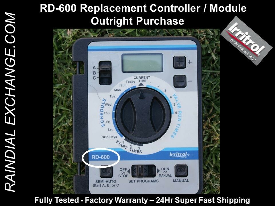Irritrol Rain Dial Rd-600, Hardie Raindial Rd600 Module -fst Shp,warranty,tested