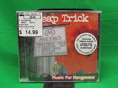 Cheap Trick Music For Hangovers Cd New Sealed Hard To Find !!