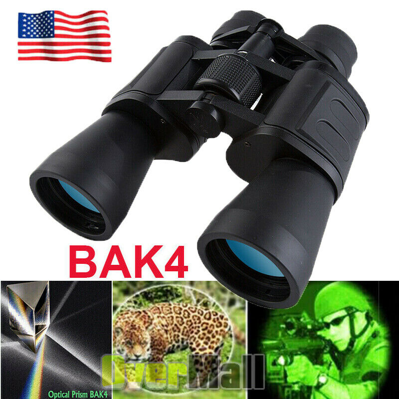 100x180 Binoculars With Night Vision Auto Focus Bak4 High Power Waterproof+ Case