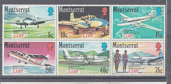 Aircraft Montserrat 267 - 72 Zd (mnh)