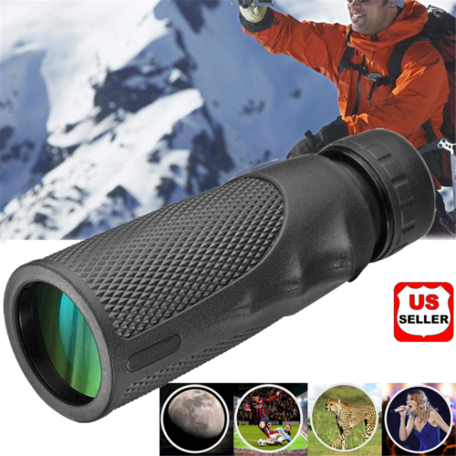 10x25 Pocket Compact Monocular Telescope Outdoor Survival Hunting Scope Prop Us