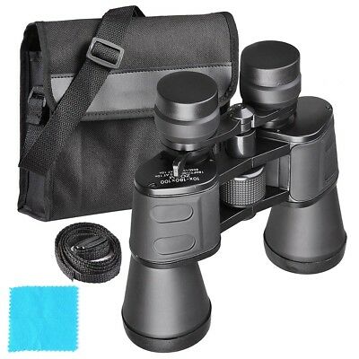 180x100 Zoom Day/night Vision Outdoor Travel Binoculars Hunting Telescope W/case